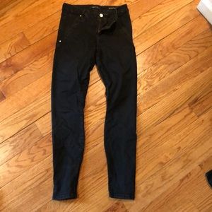 Designer guess black jean pants